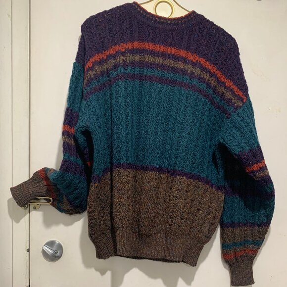 VINTAGE GAELTARRA HAND CRAFTED WOOL SWEATERS SIZE M - Picture 5 of 8